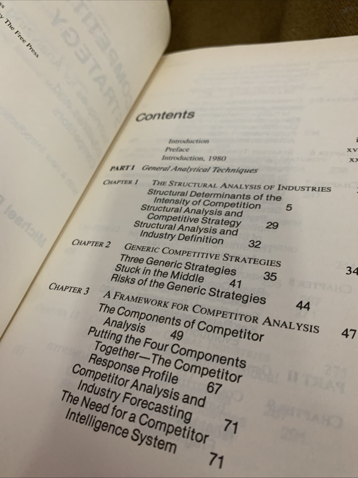 Competitive Strategy Techniques for Analyzing Industries & Competitors First Ed