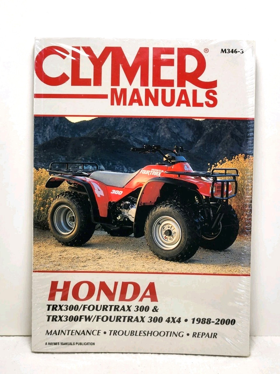 Clymer Manual HONDA TRX300 & TRX300FW / FOURTRAX 300 & 300 4×4 ~1988-200 NEW PB