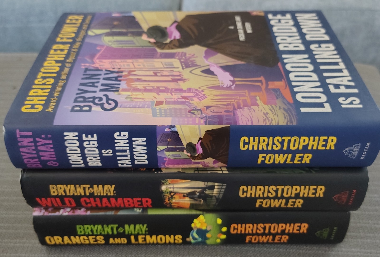 Christopher Fowler Bryant & May: London Bridge Is Falling, Down HC DJ + 2