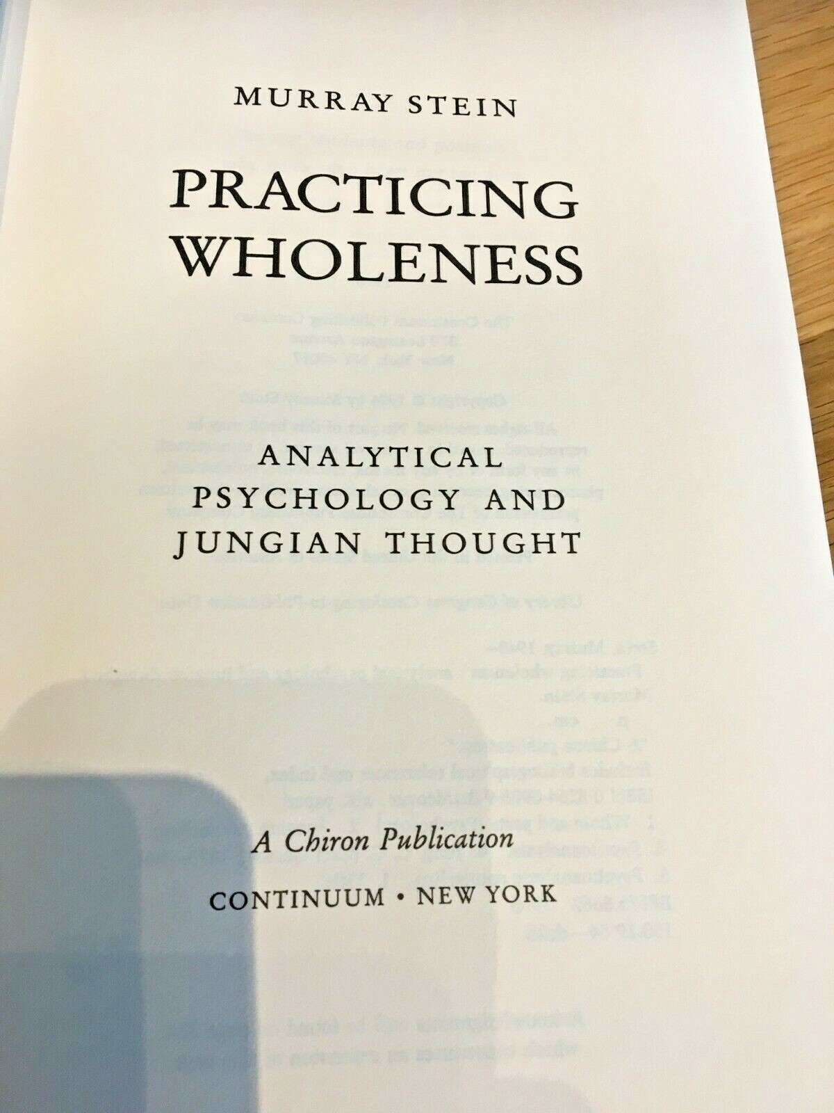 Practicing Wholeness: Analytical Psychology