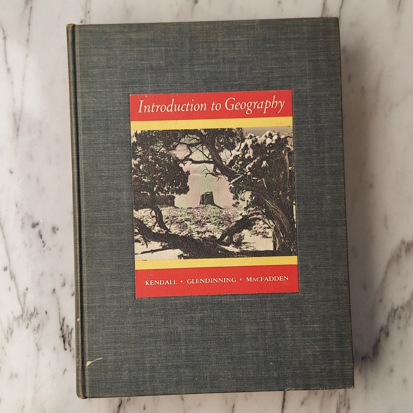 Introduction To Geography, 1951, Harcourt Brace and Co, HC, Vintage Textbook