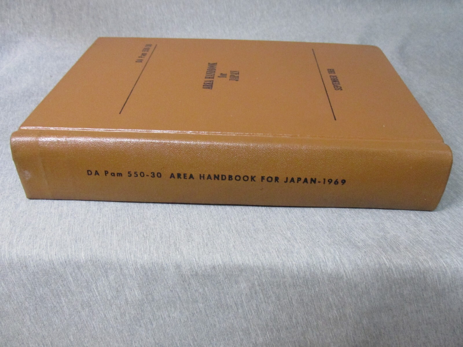 AREA HANDBOOK FOR JAPAN 9/1967 DA PAM 550-30 Hardback