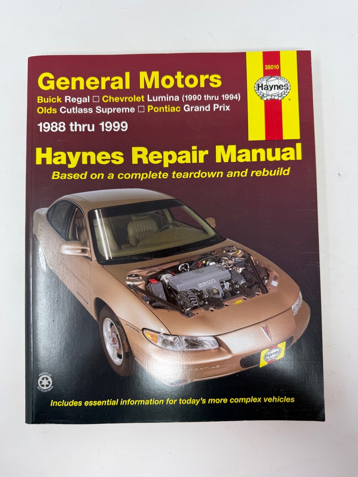 General Motors Automotive Repair Manual : Buick Regal Chevrolet Lumina Olds
