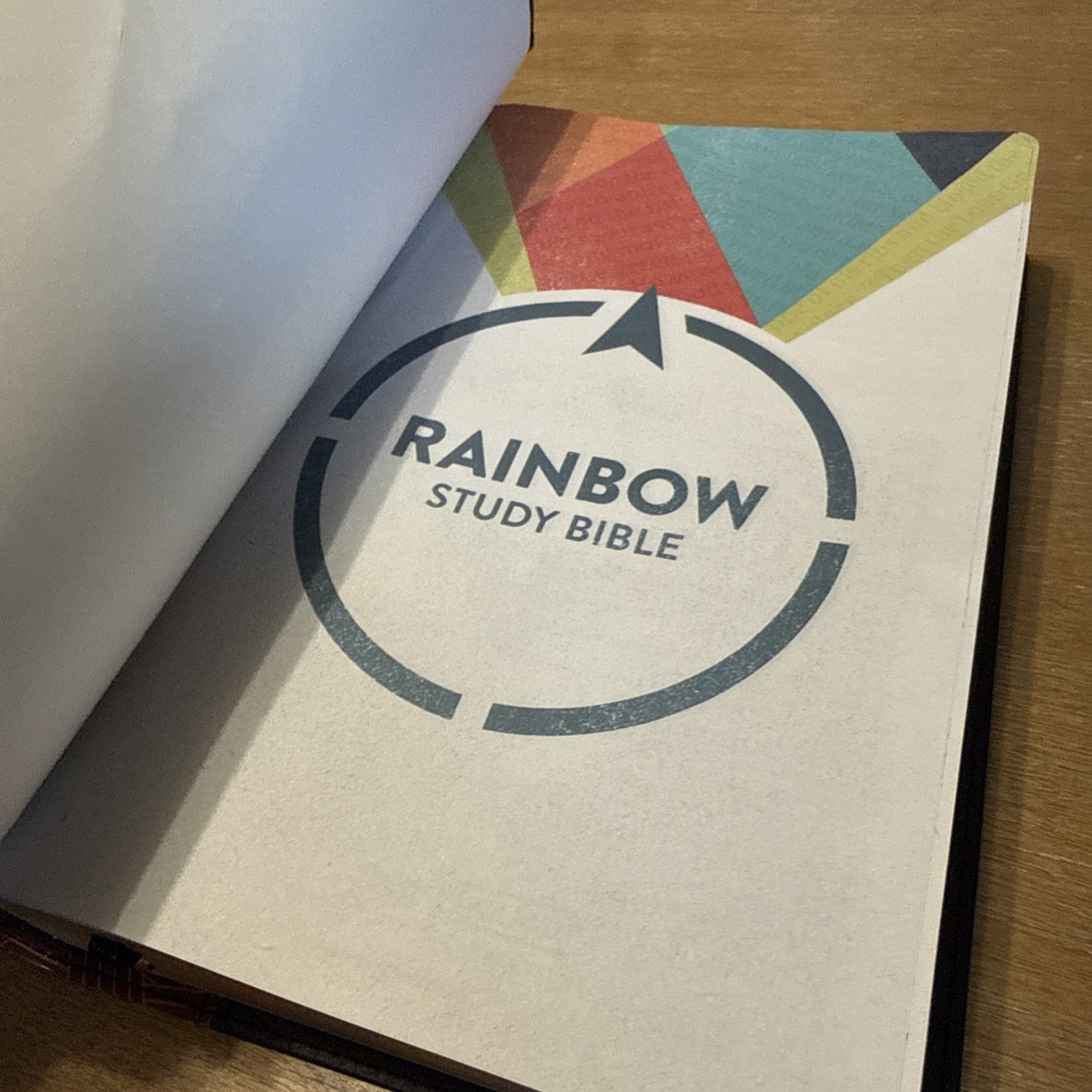CSB Rainbow Study Bible, Black/Tan LeatherTouch by C. S. B. Bibles CSB Bibles