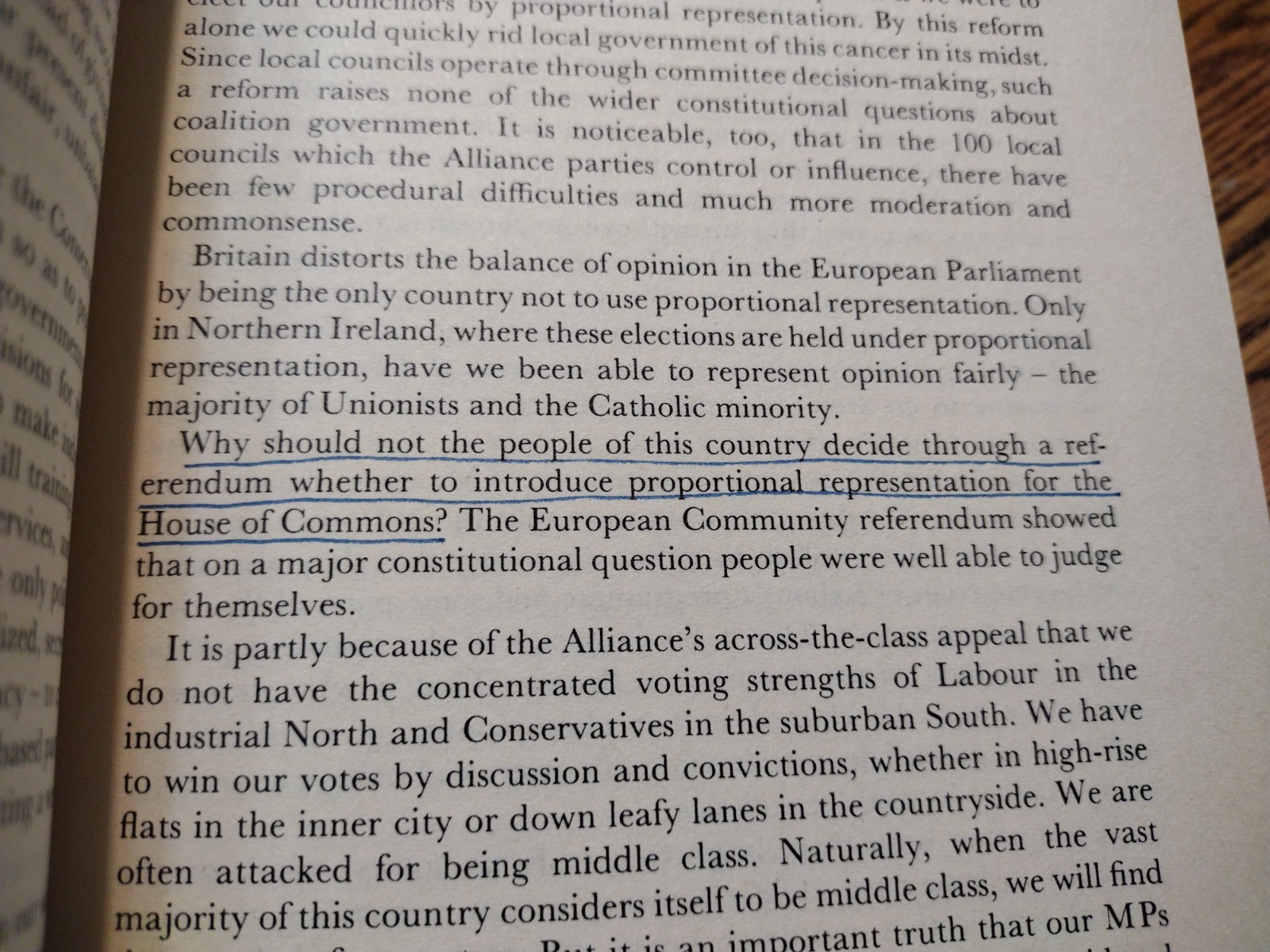 SDP Liberal Alliance Partnership for Progress David Owen Steel 1987 Weidenfeld