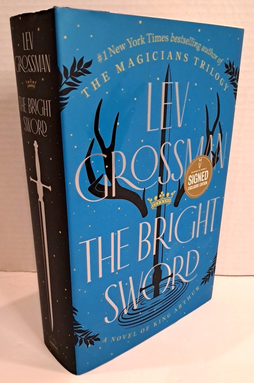 ‘SIGNED’ The Bright Sword by Lev Grossman (2024) 1st Edition, 1st Printing G1