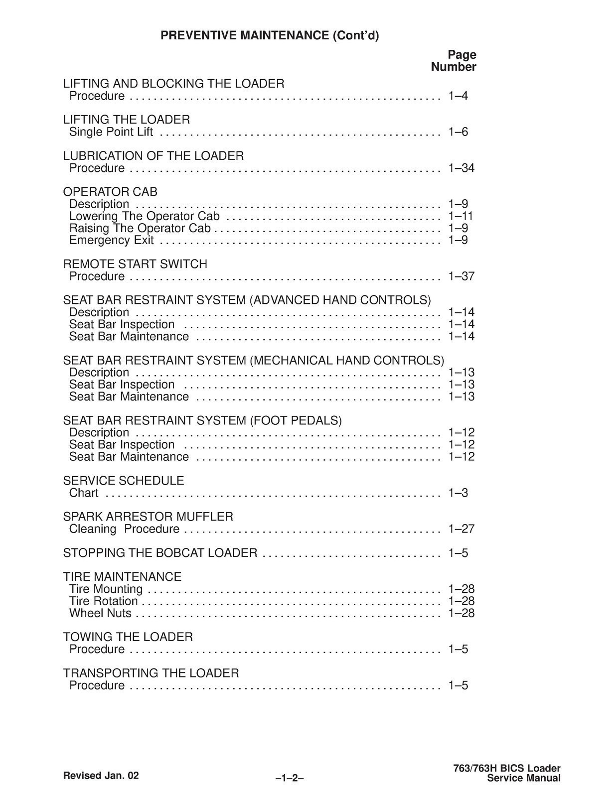 BOBCAT 763 High Flow Skid Steer Loader SERVICE MANUAL , BOUND, COVERS, FOLDOUTS