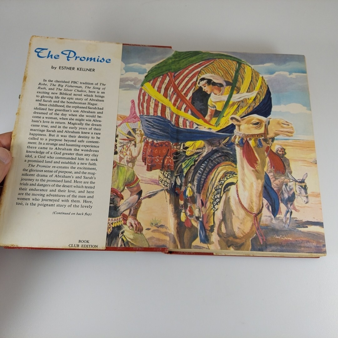 The Promise Esther Kellner 1956 Westminster Press Book Club Edition HCDJ