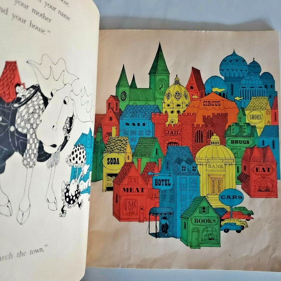 Vintage Childrens Book “Moose, Goose and Little Nobody” 1974 by Ellen Raskin