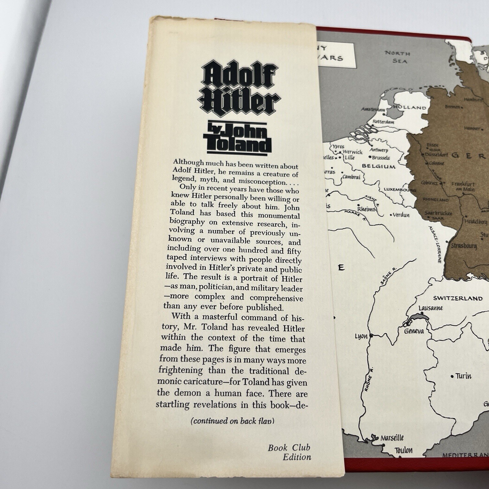 Adolf Hitler Volume 2 World War II History Hardcover Book John Toland 1976
