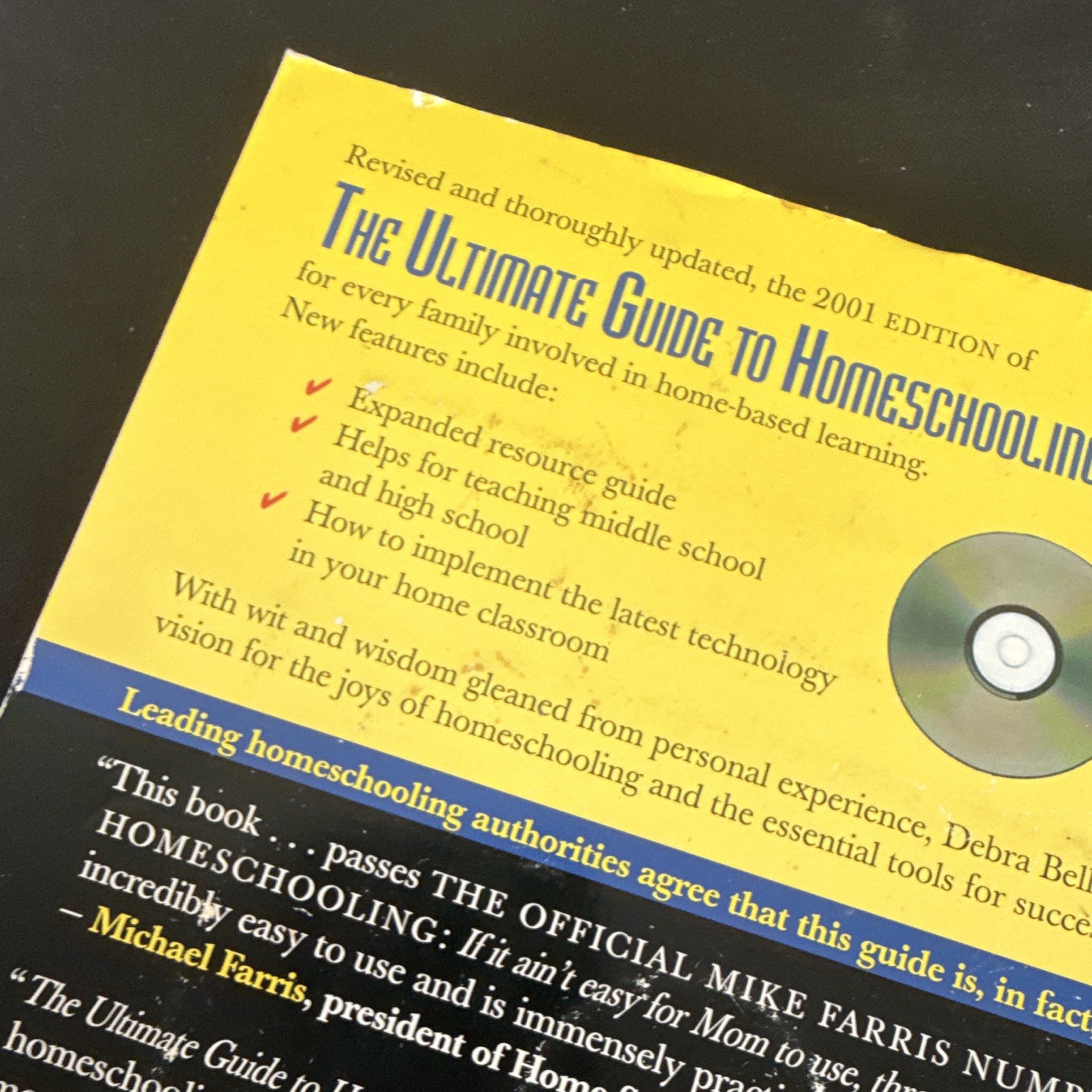 Debra Bell The Ultimate Guide to Homeschooling PB 2001 Ed Tommy Nelson w/ CD