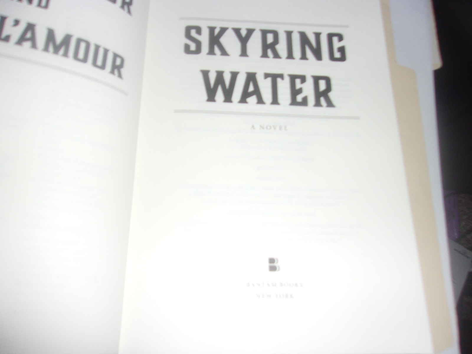 Skyring Water