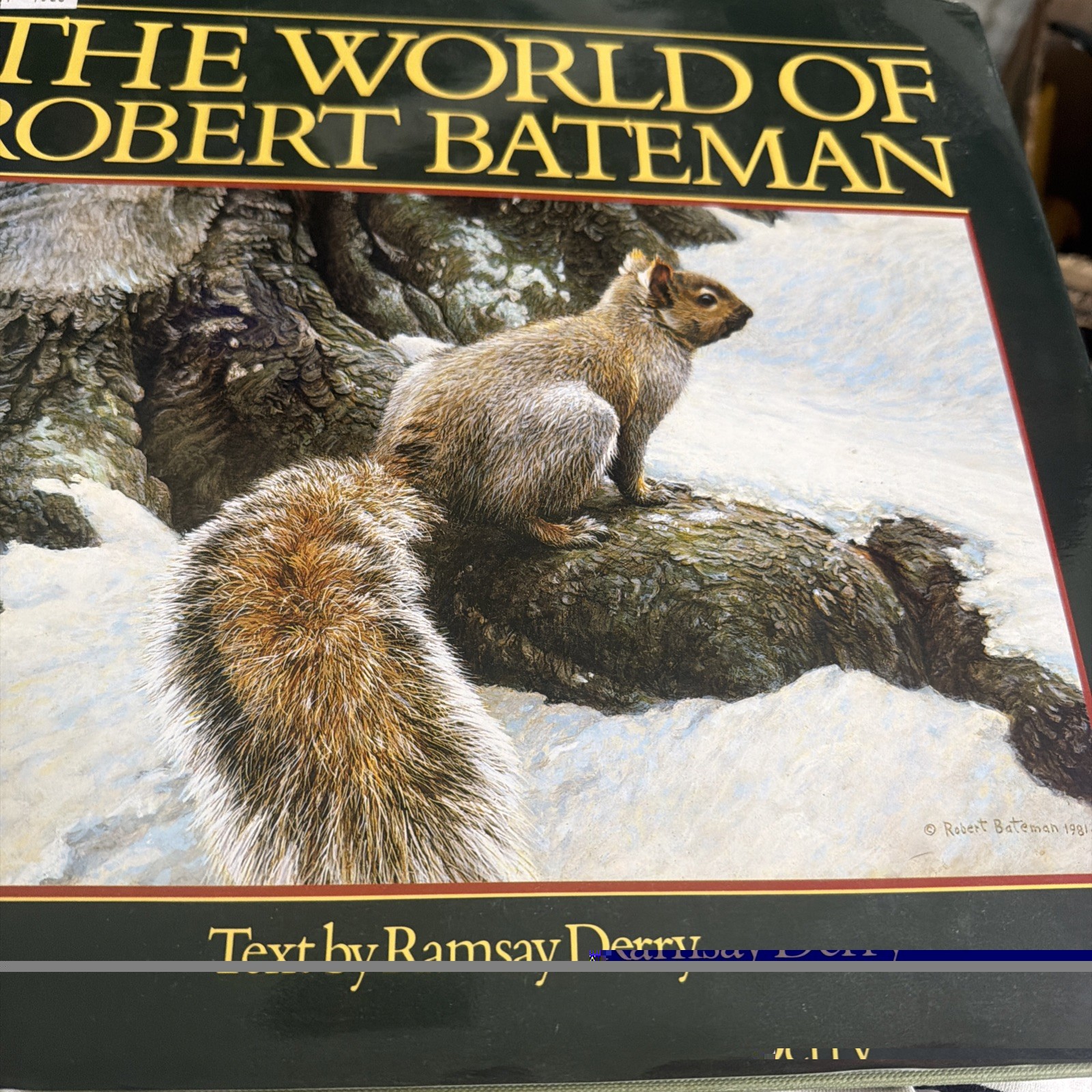 BOOK: The World of Robert Bateman, hardcover, 180 pages, 12″W x 11.25″H