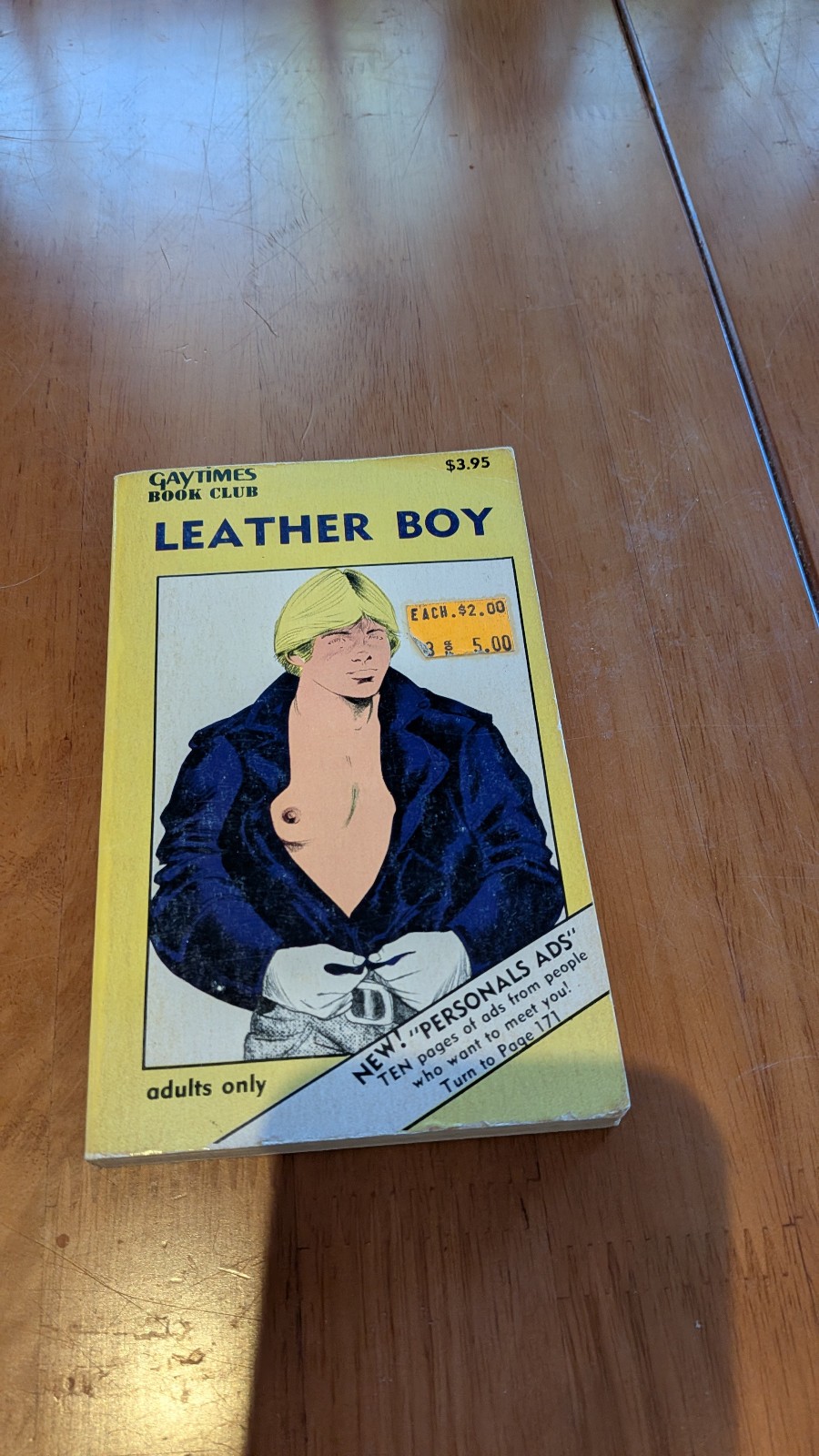 Leather Boy (GayTimes Book Club) – No Author listed – Good Condition – C1984