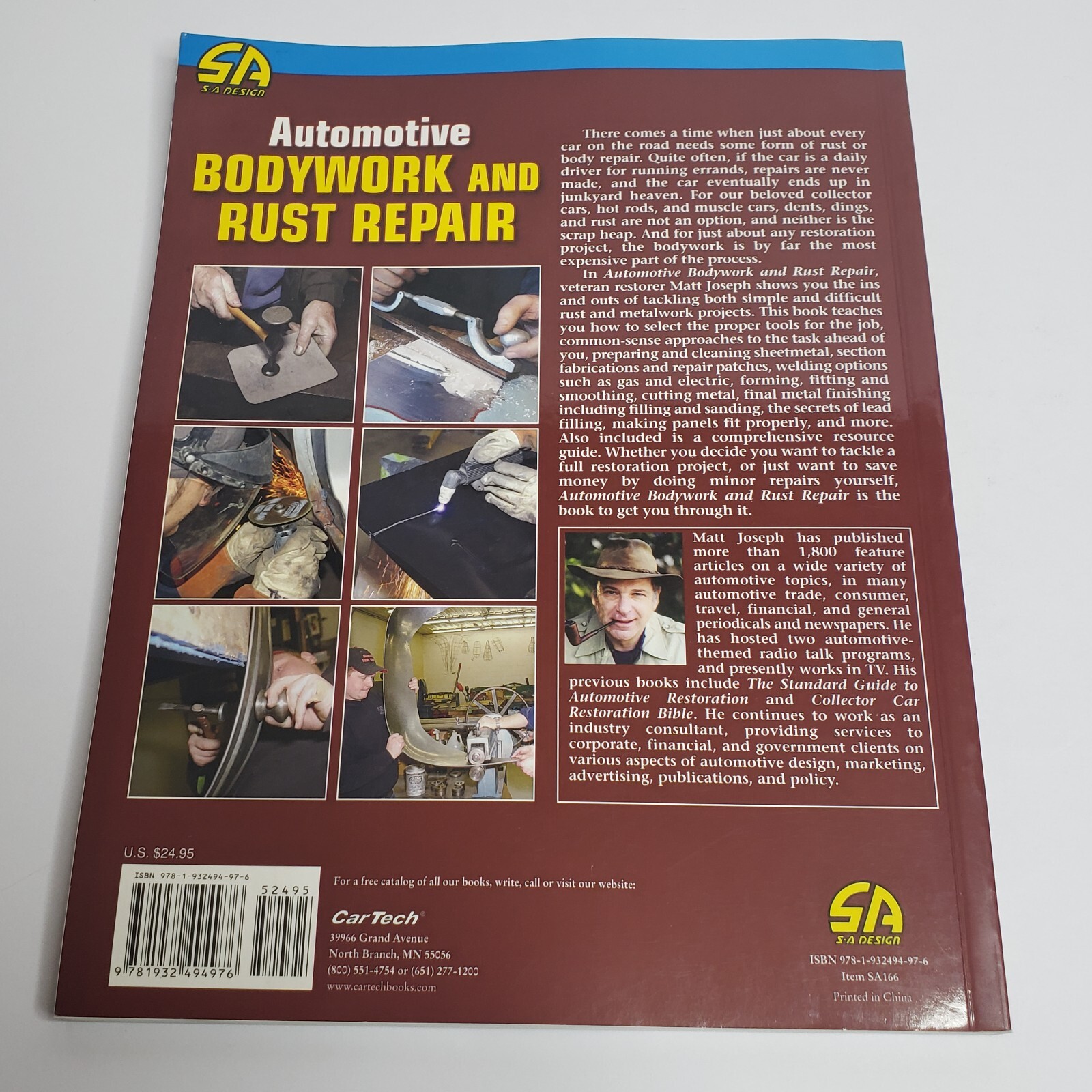 Automotive Bodywork & Rust Repair, Workbench How-to, 2009,By Matt Joseph SA166,