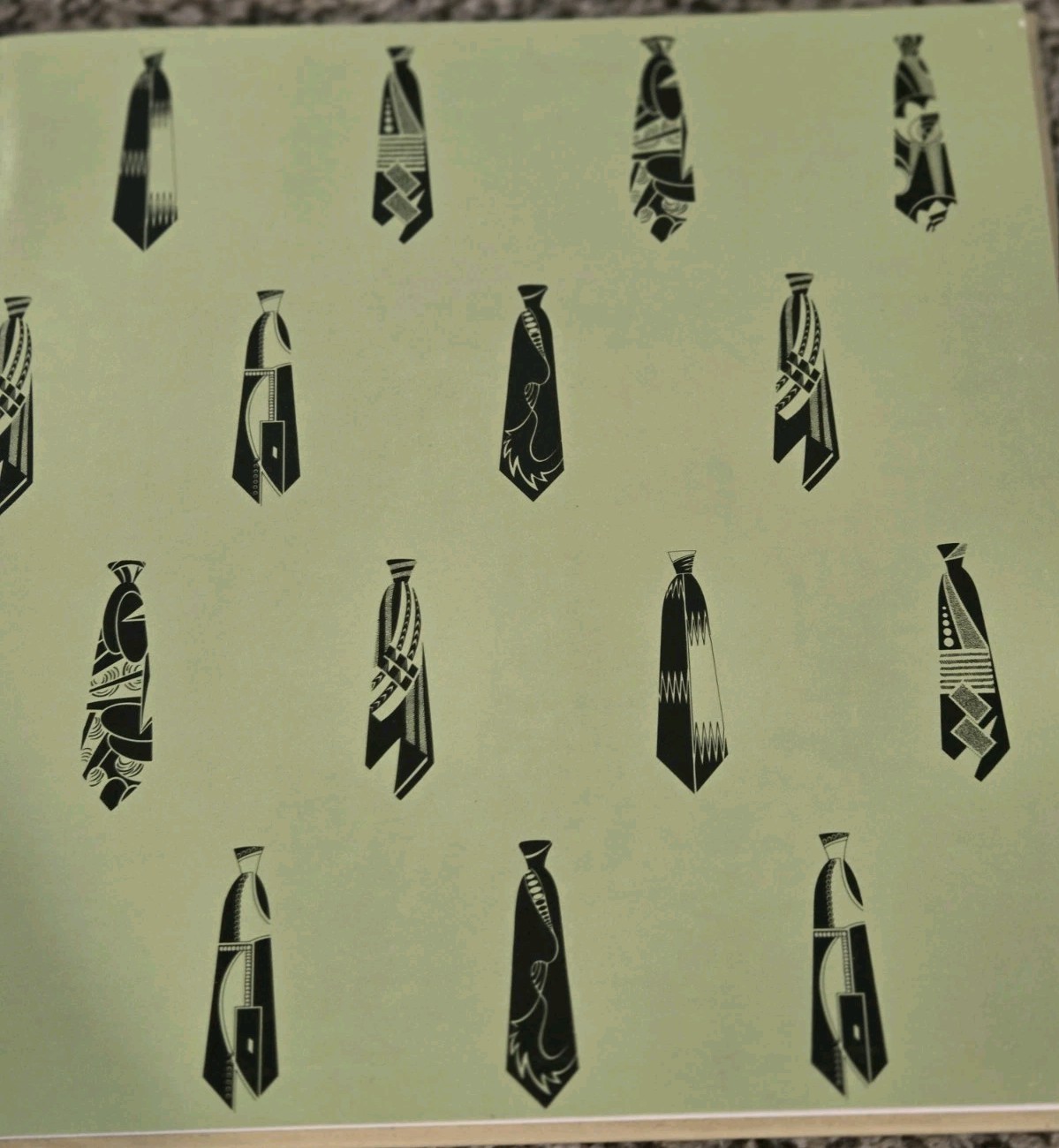 FIT TO BE TIED Vintage Ties of the 1940s and Early ’50s NICE Hardcover Book 1987