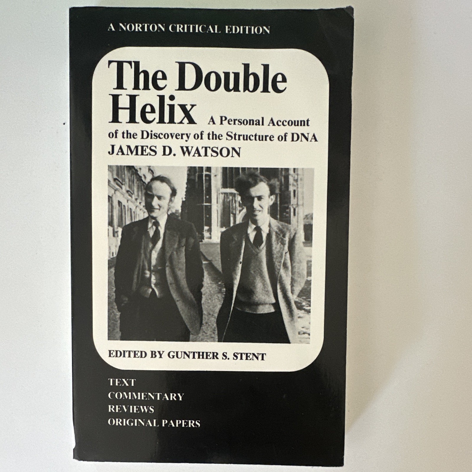 James D. Watson The Double Helix Norton Critical Edition Paperback DNA