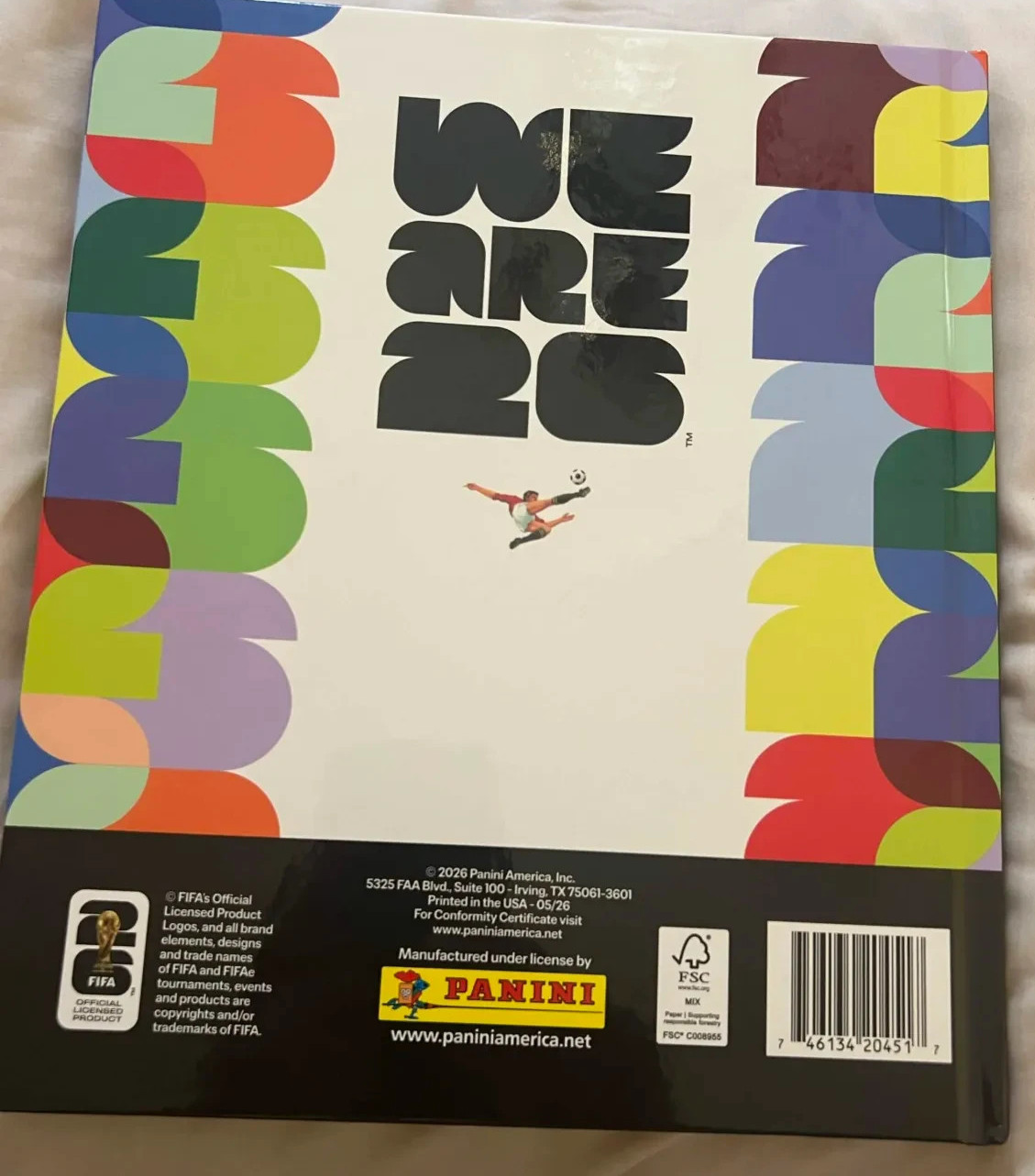 (Empty- No Stickers Included) Panini FIFA World Cup Sticker Album – Hardcover