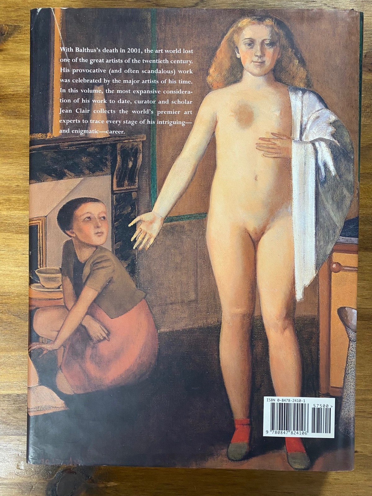 Balthus First 1st American Edition Hardcover Jean Clair Rizzoli 2001