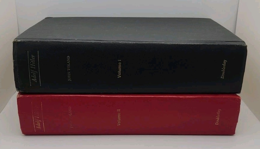 Adolf Hitler Volumes 1 & 2 by John Toland (1976, Hardcover)
