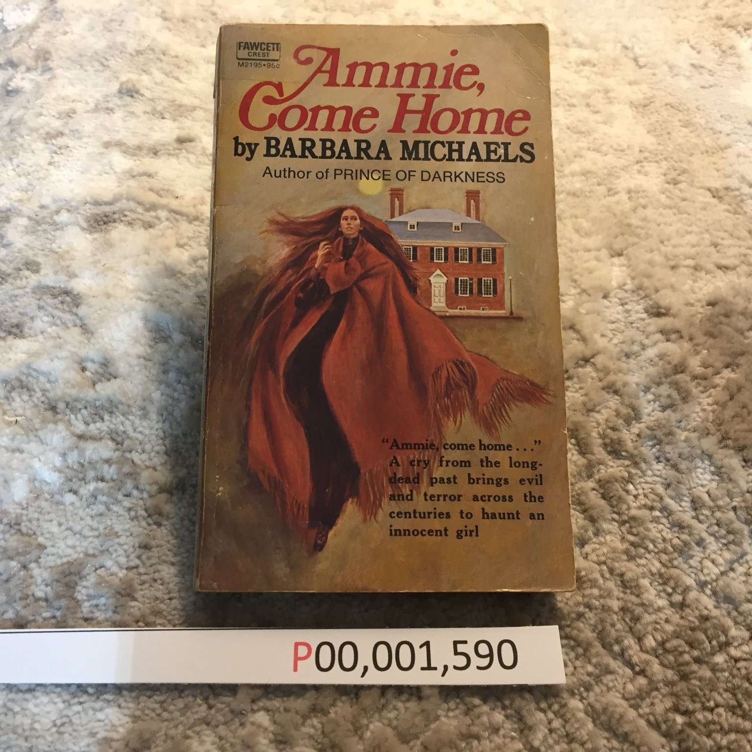 Ammie Come Home Barbara Michaels 1968 Fawcett Crest Gothic Romance Paperback