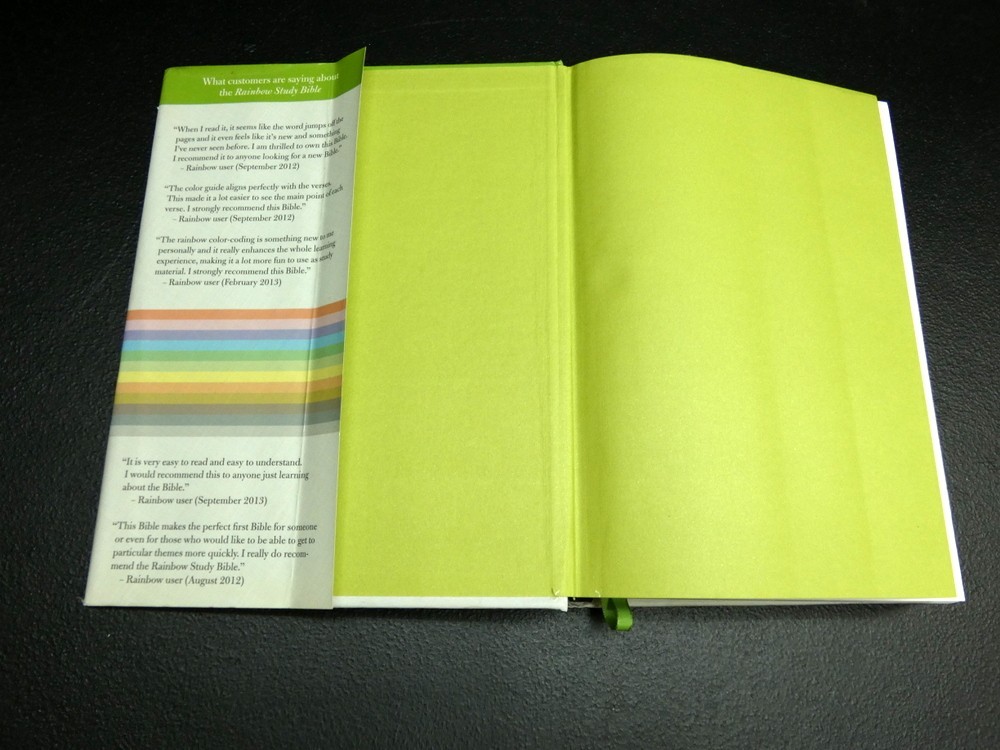NIV RAINBOW Study Bible, Jacketed Hardcover by Holman Bible Publishers 2015