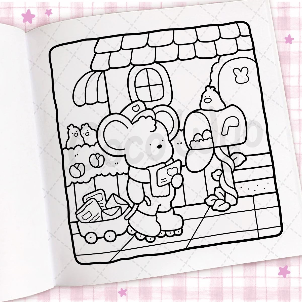 Cozy Days: Coloring Book for Adults and Kids (Cozy Spaces Coloring)