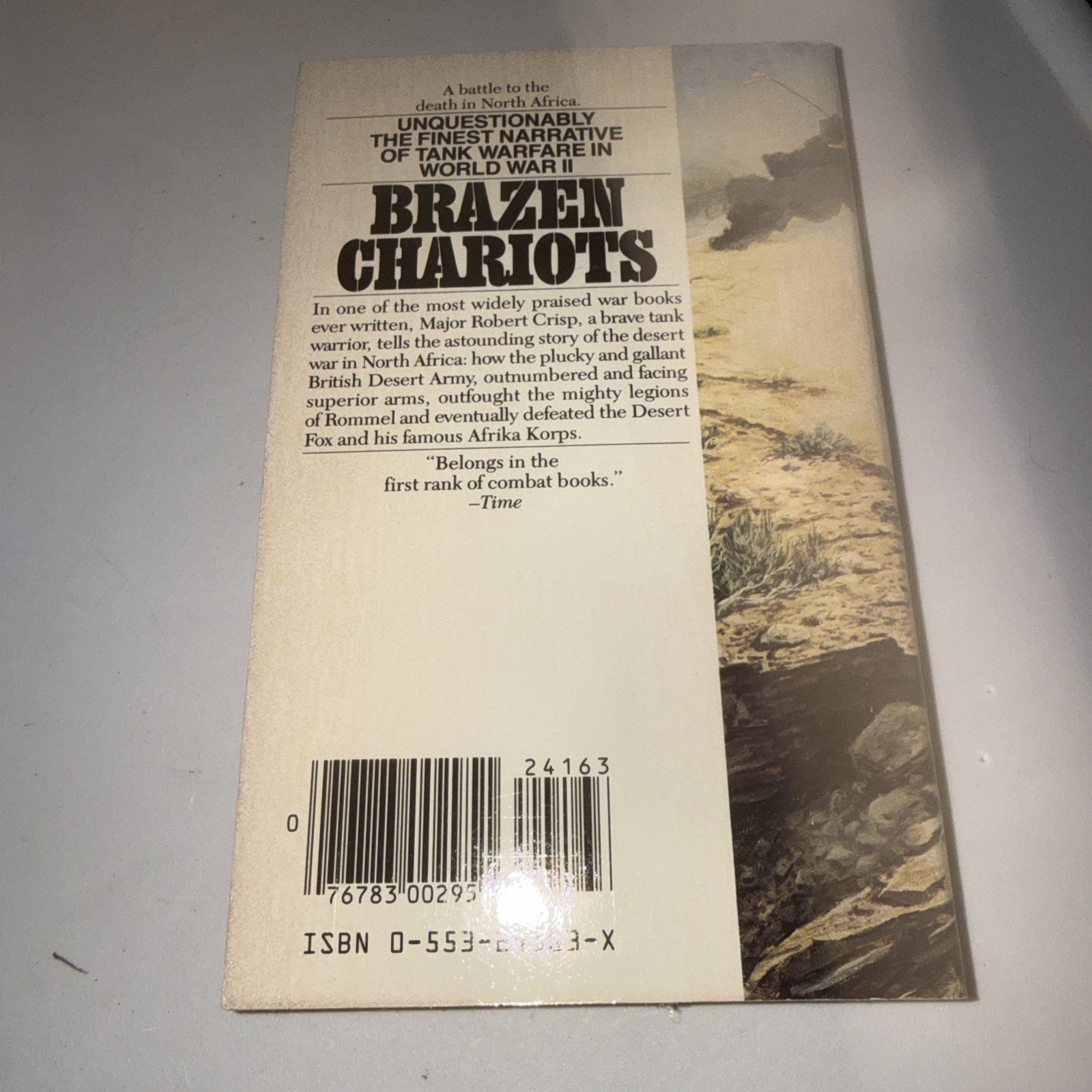 Brazen Chariots Crisp, Robert A Bantam War Book 1984 #26