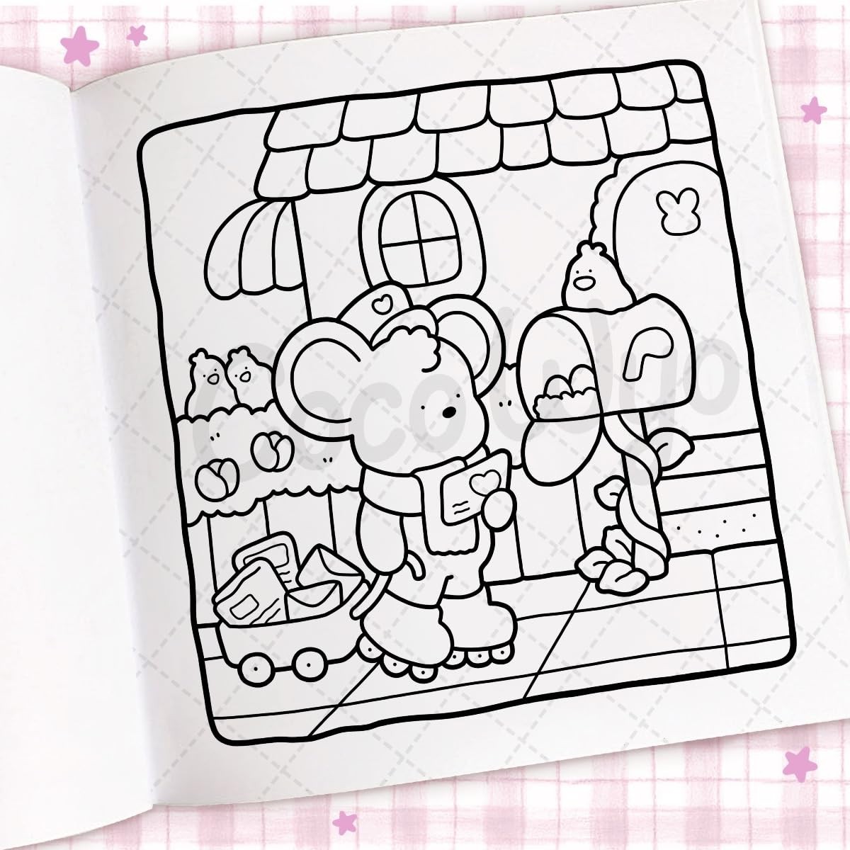 Cozy Days: Coloring Book for Adults and Kids by Coco Wyo (2025, Paperback)