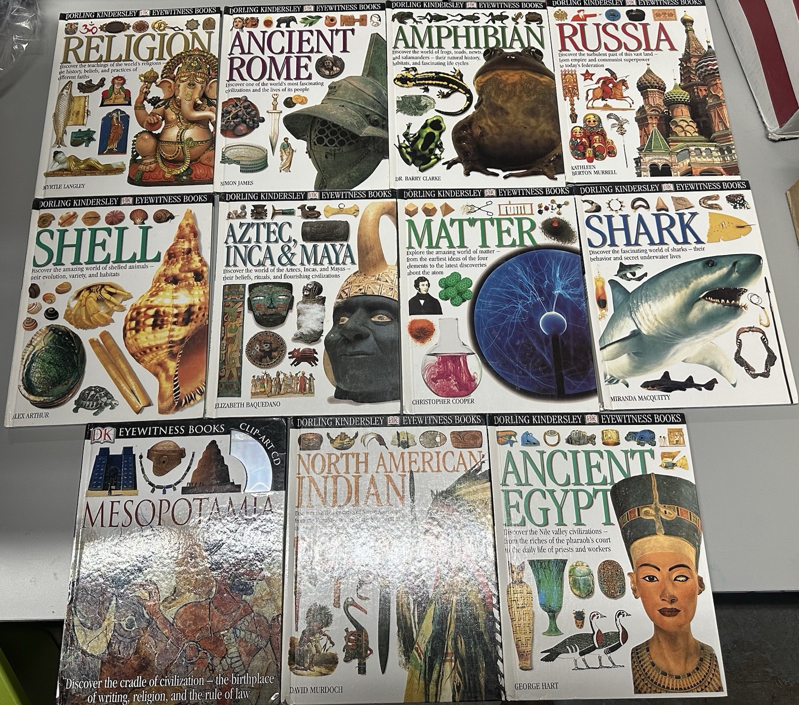 DK Eyewitness Books Lot Choose Your Title Ancient Egypt Rome Shark Religion