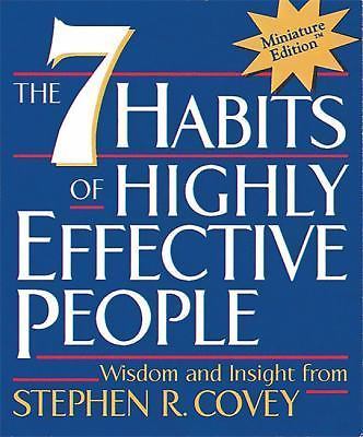 The 7 Habits of Highly Effective People; Miniature- hardcover, Covey, 0762408332