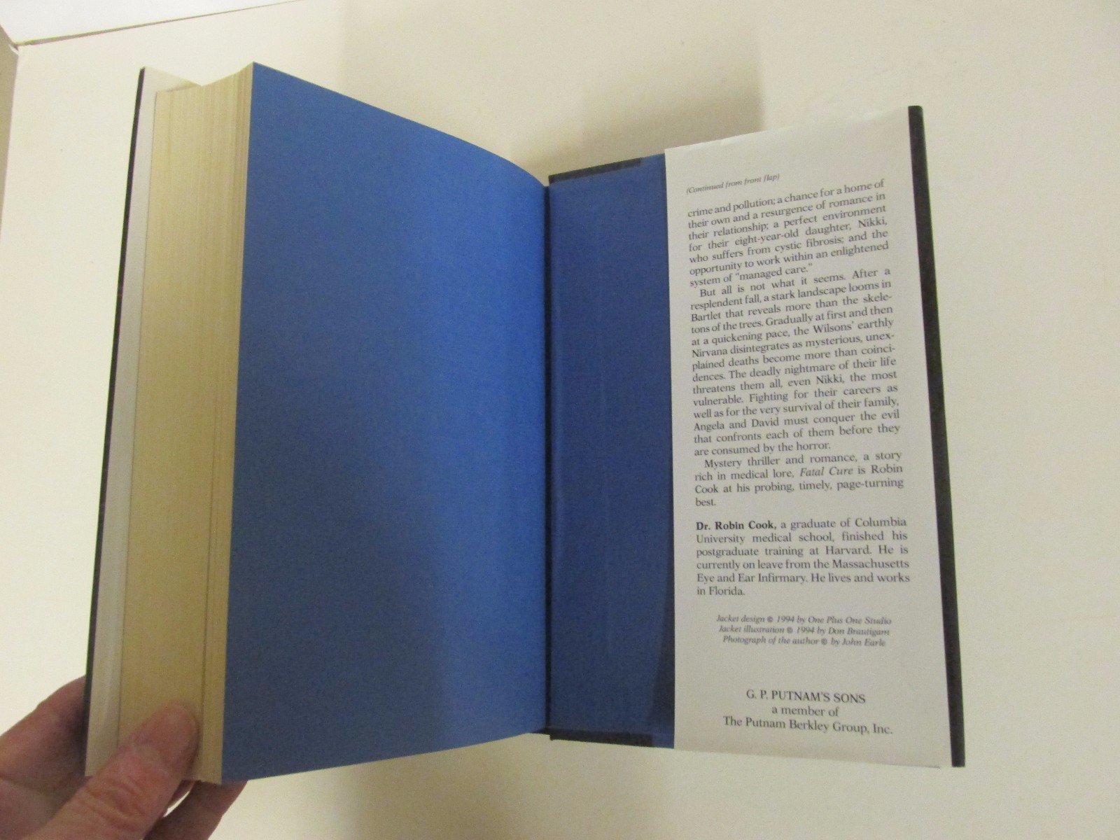 FATAL CURE Robin Cook 1st Edition Hardcover Book