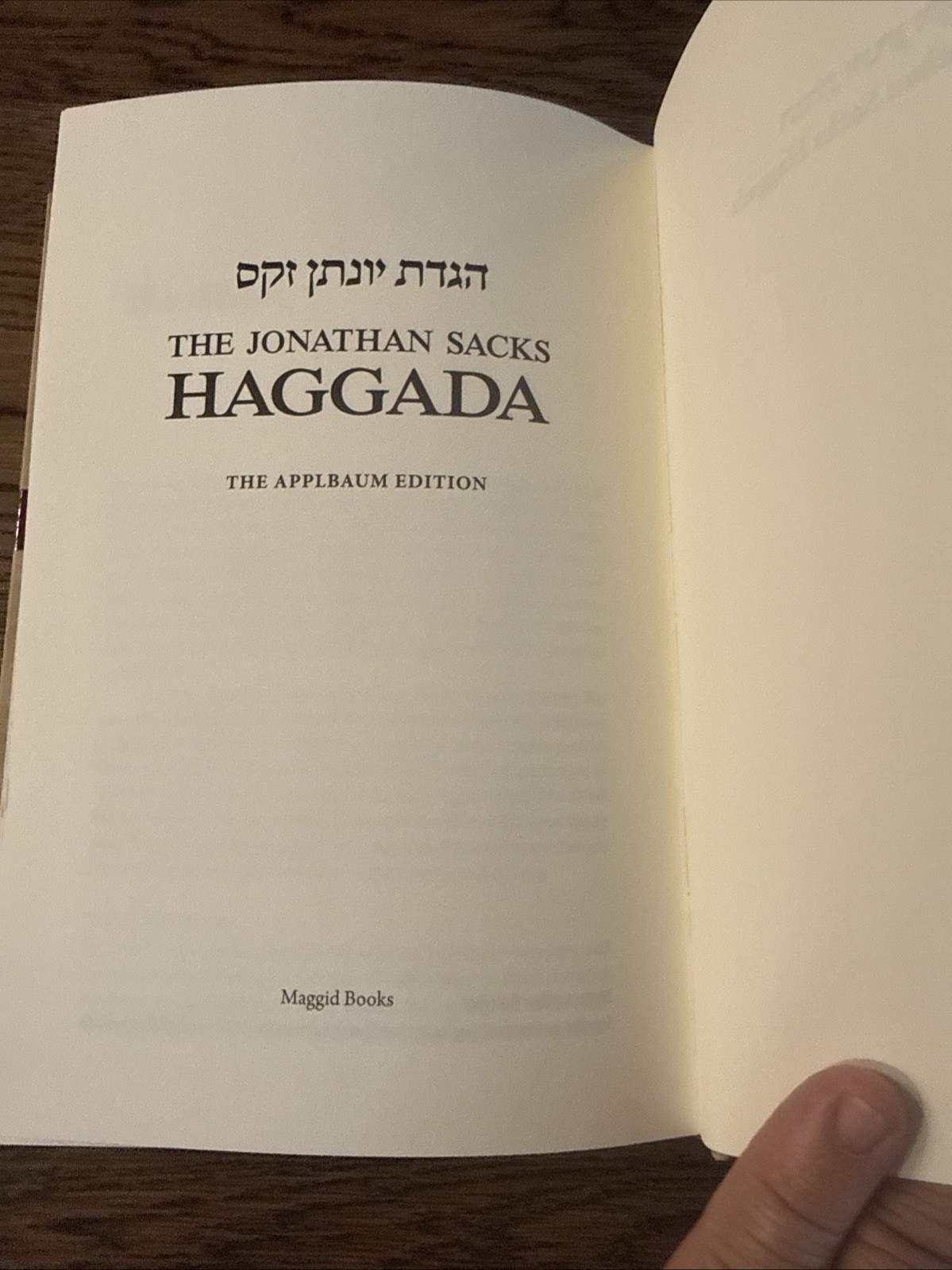 The Jonathan Sacks Haggada Collected Essays On Pesah by J. Sacks Hardcover