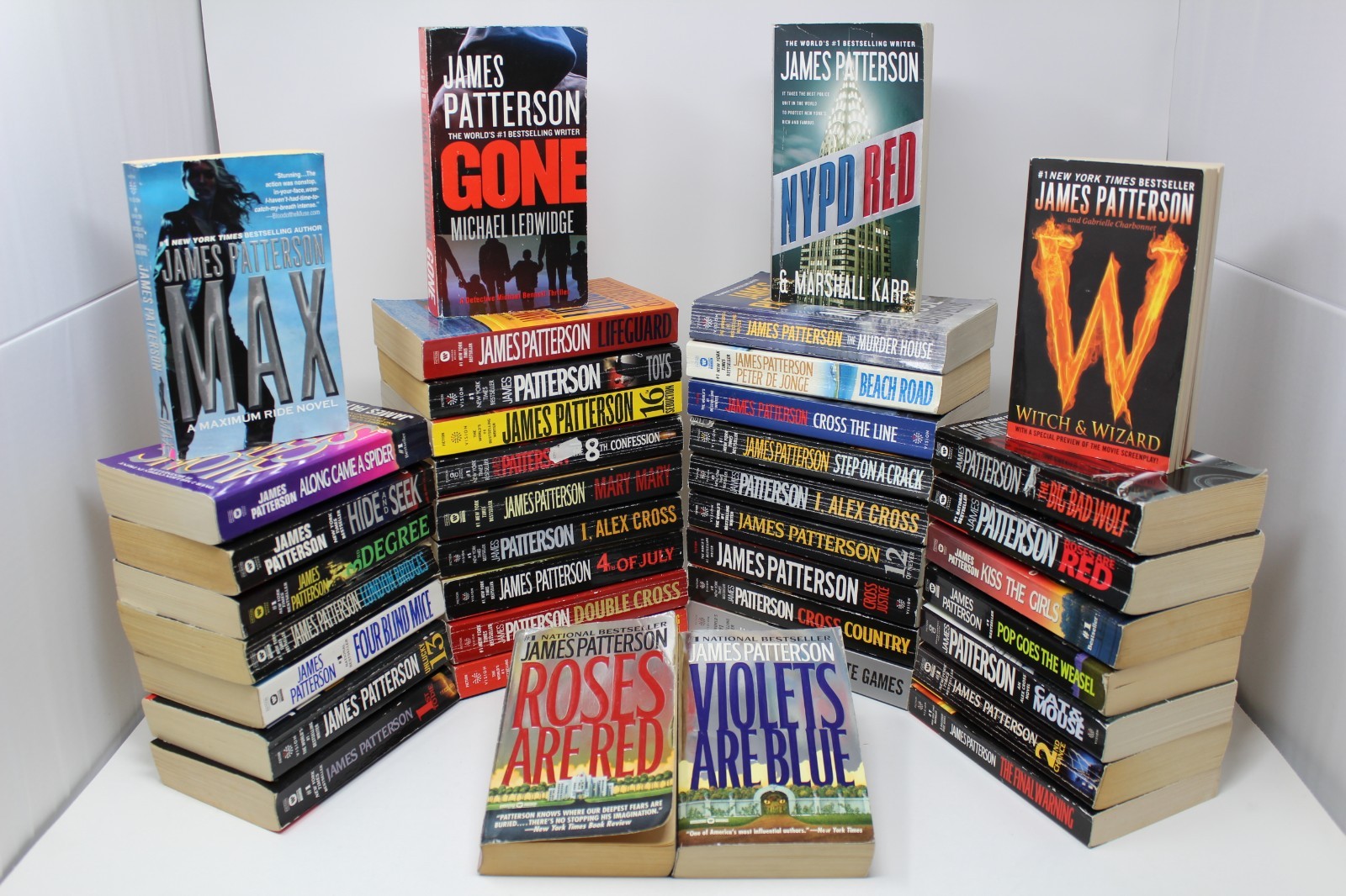Lot of 10 James Patterson Detective Cross Womens Murder Etc. Paperback Books MIX