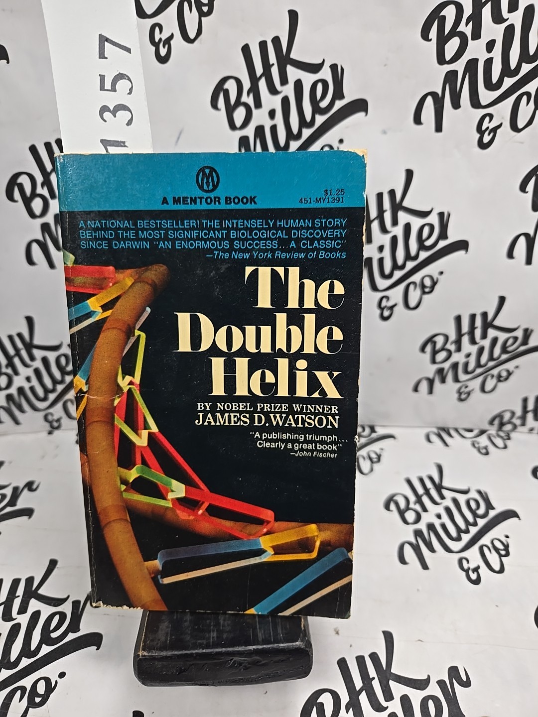 The Double Helix by James D. Watson 1969 First Edition Paperback