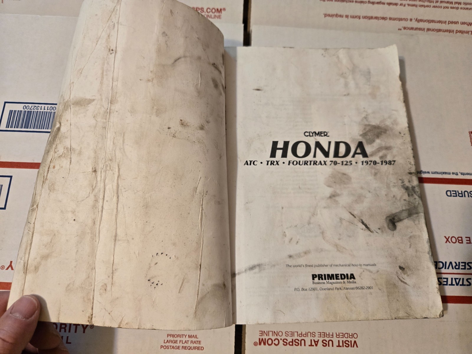 Clymer ATC TRX Fourtrax 70 – 125 1970 – 1987 Repair Manual