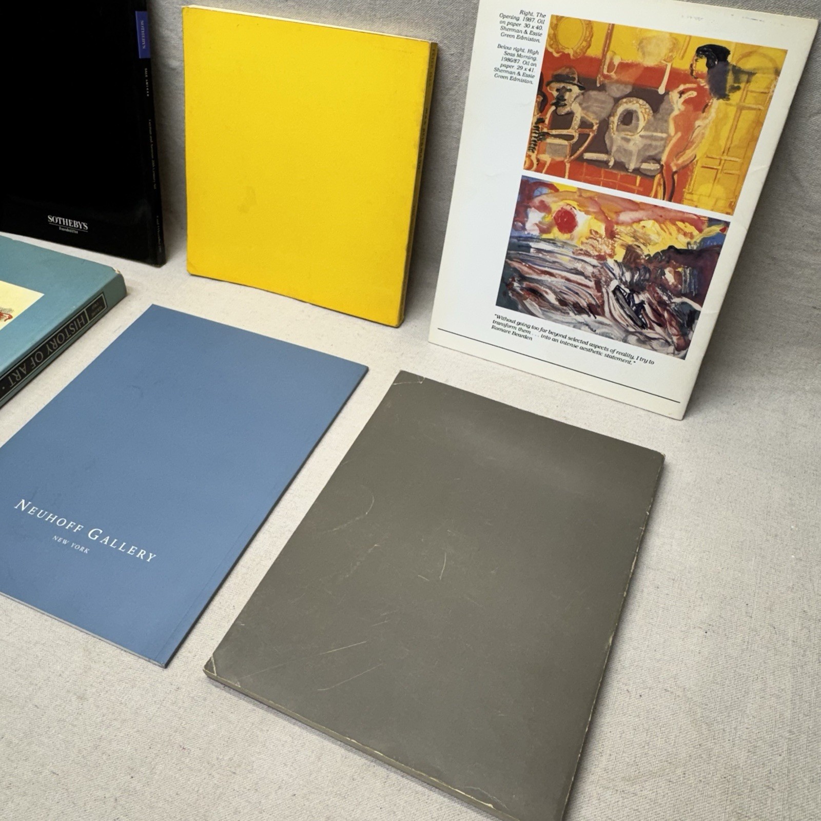 Lot Of 6 Vintage Art Books Catalog Max Beckmann Van Gogh Sotheby’s Janson MoMA