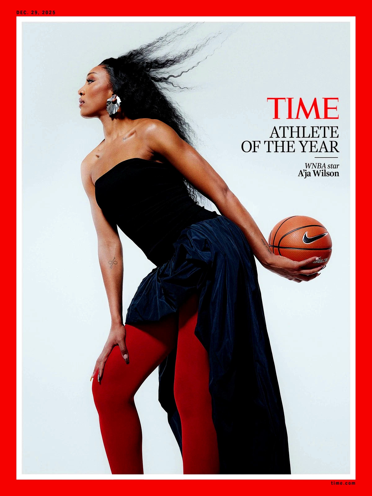 TIME Magazine December 29, 2025 A’JA WILSON – Athlete of the Year