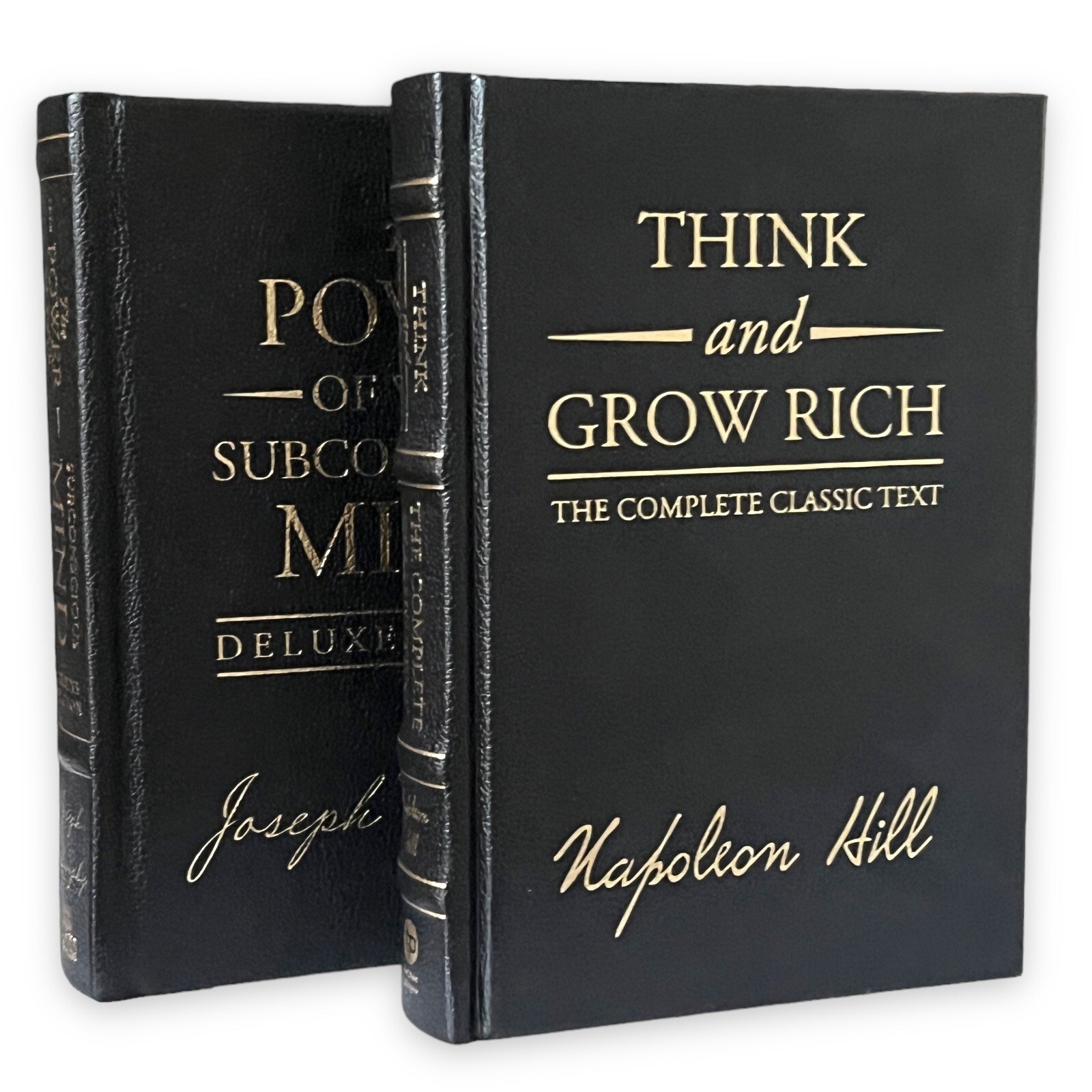 3 X THINK AND GROW RICH & THE POWER OF SUBCONSCIOUS MIND & PSYCHO-CYBERNETICS