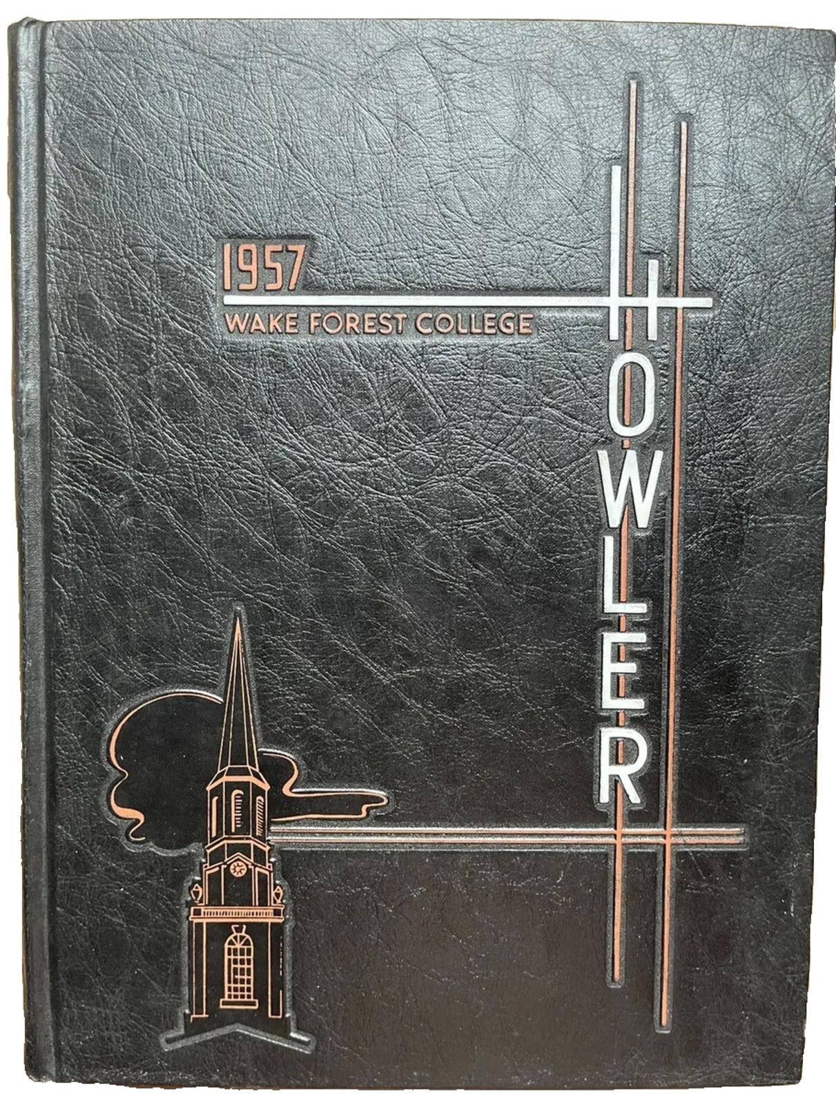 1957 WAKE FOREST UNIVERSITY YEARBOOK, THE HOWLER, WINSTON-SALEM, NC
