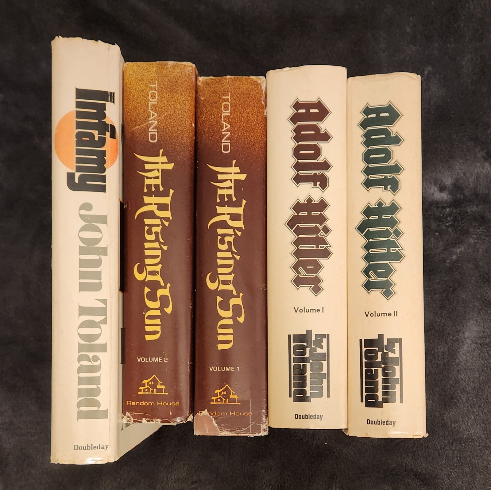 John Toland Hardcover Books Lot Of 5