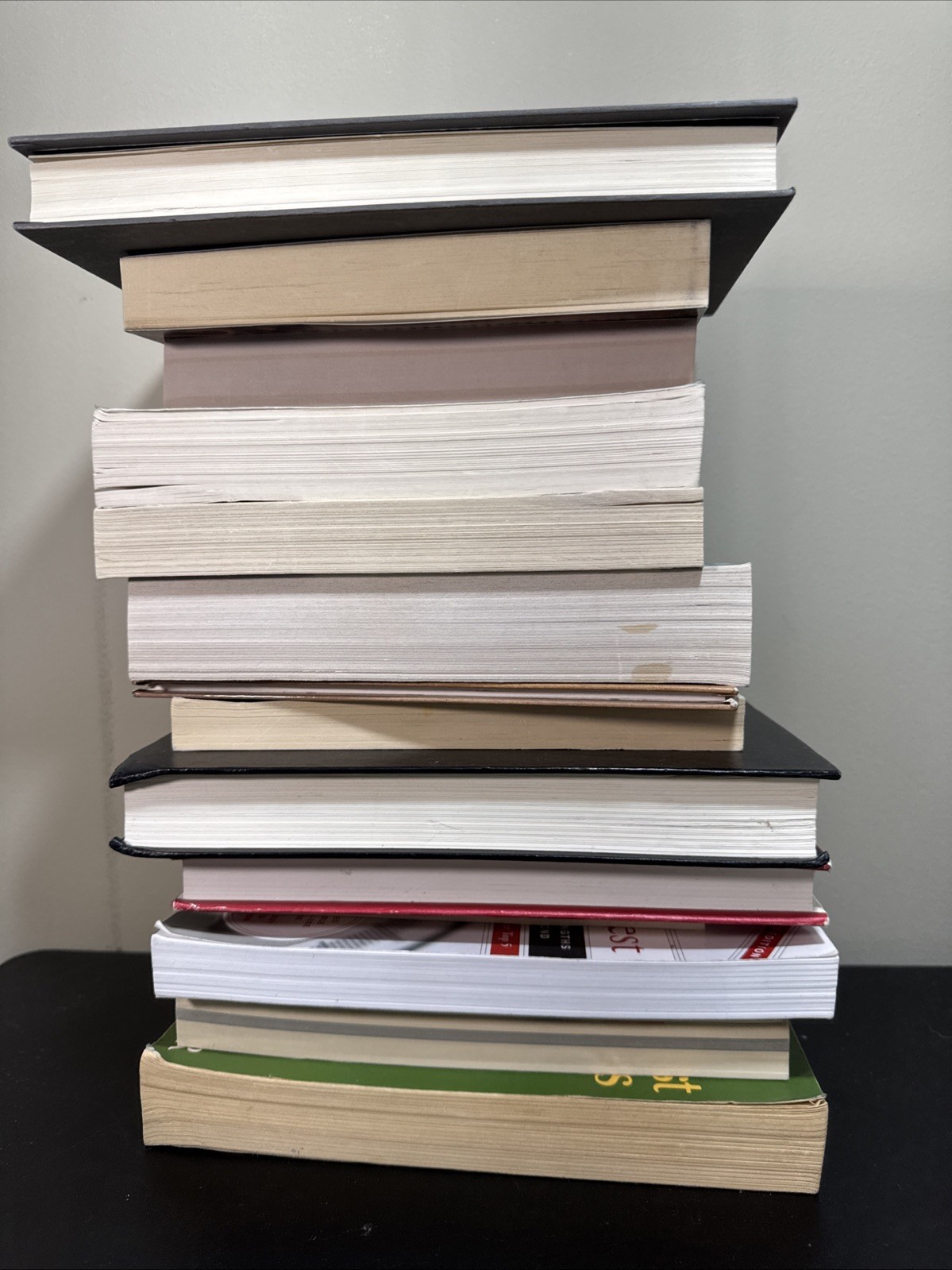 Lot 15 Books Small Library Assorted Genres Topics Style Study Reading Collection