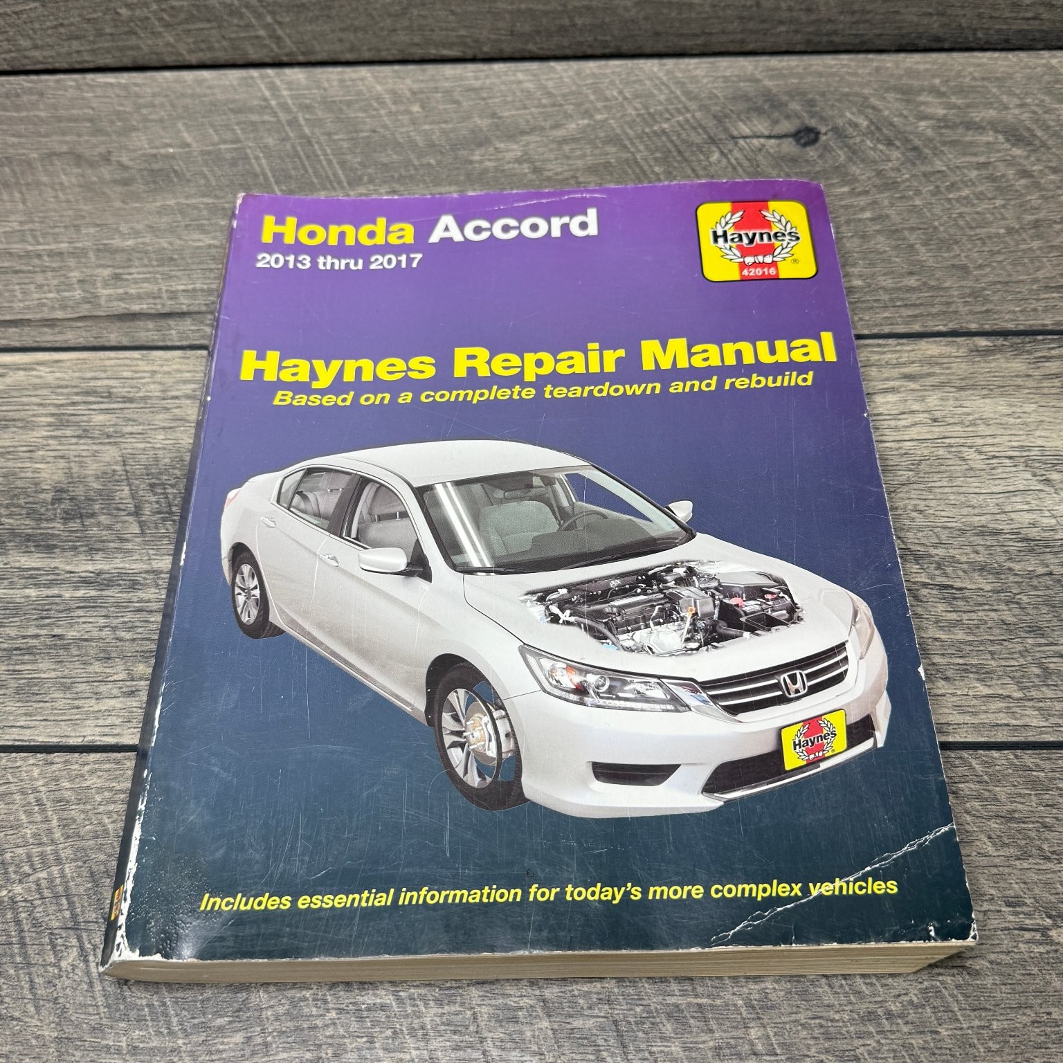 Haynes 42016 Honda Accord Repair Manual 2013-2017 Auto DIY Service Guide