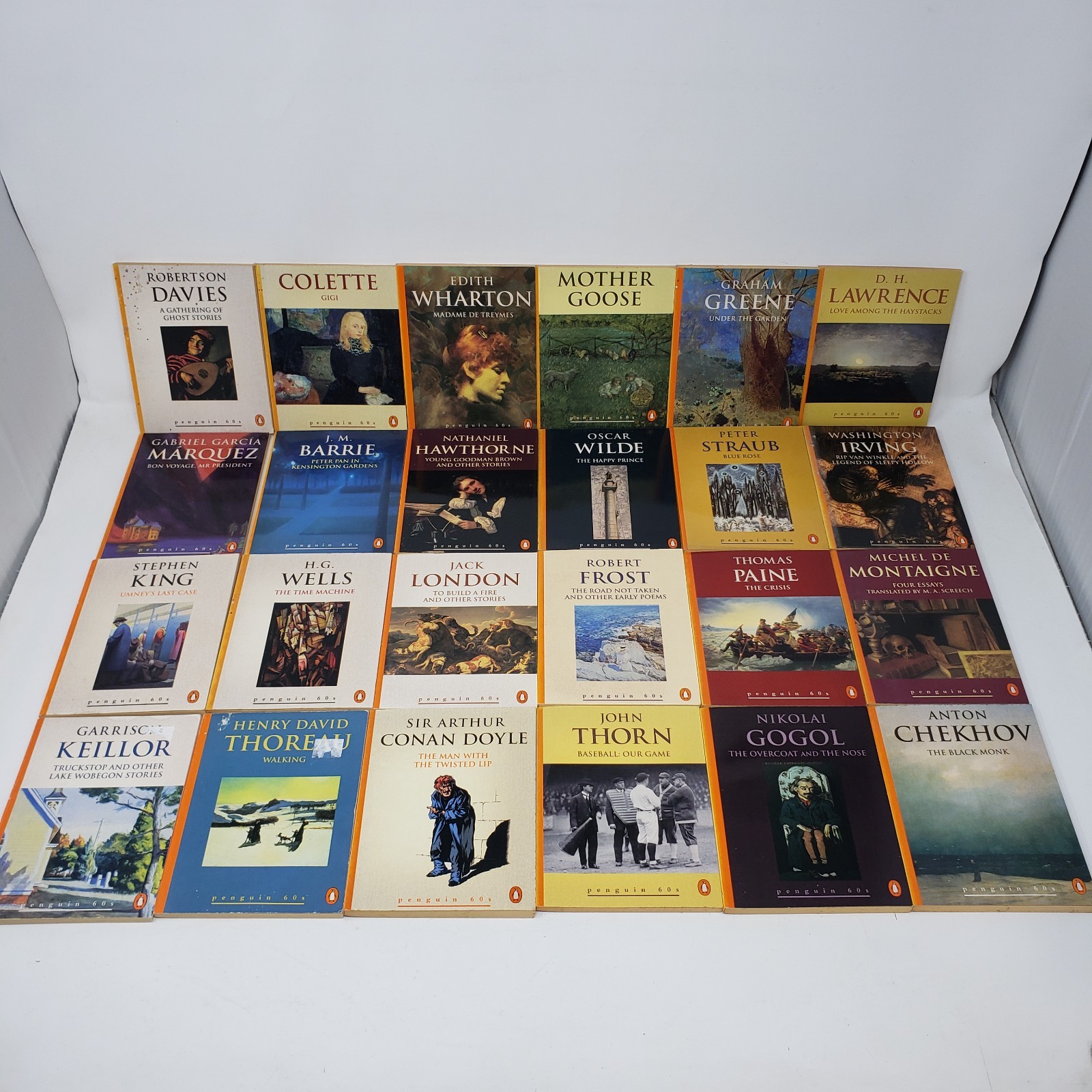 Penguin 60s Lot of 24 (Classics, Short Stories, Wells, King, Frost, PB)