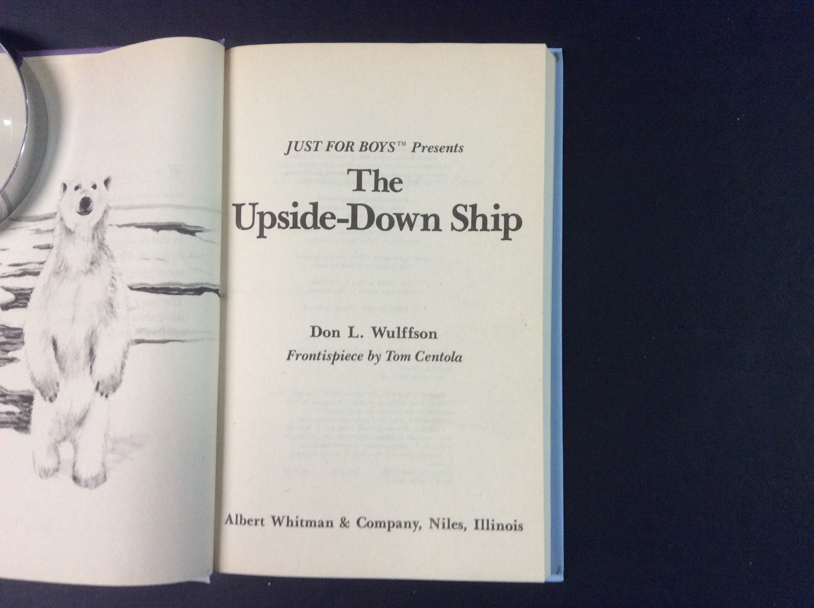 The Upside-Down Ship by Don Wulffson Hardcover 1986 142 Pages (Very Good)