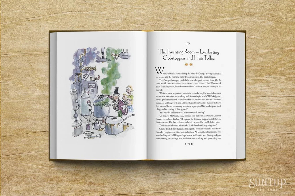 Charlie and the Chocolate Factory by Roald Dahl – Suntup Editions -Numbered
