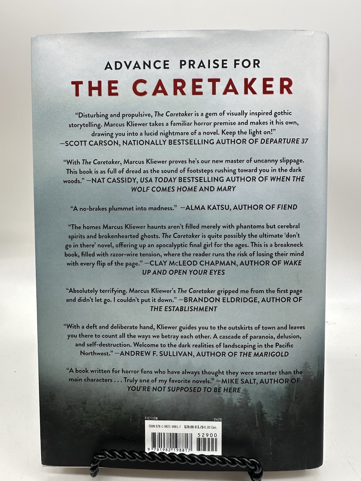 Caretaker : A Novel by Marcus Kliewer (2026, Hardcover)