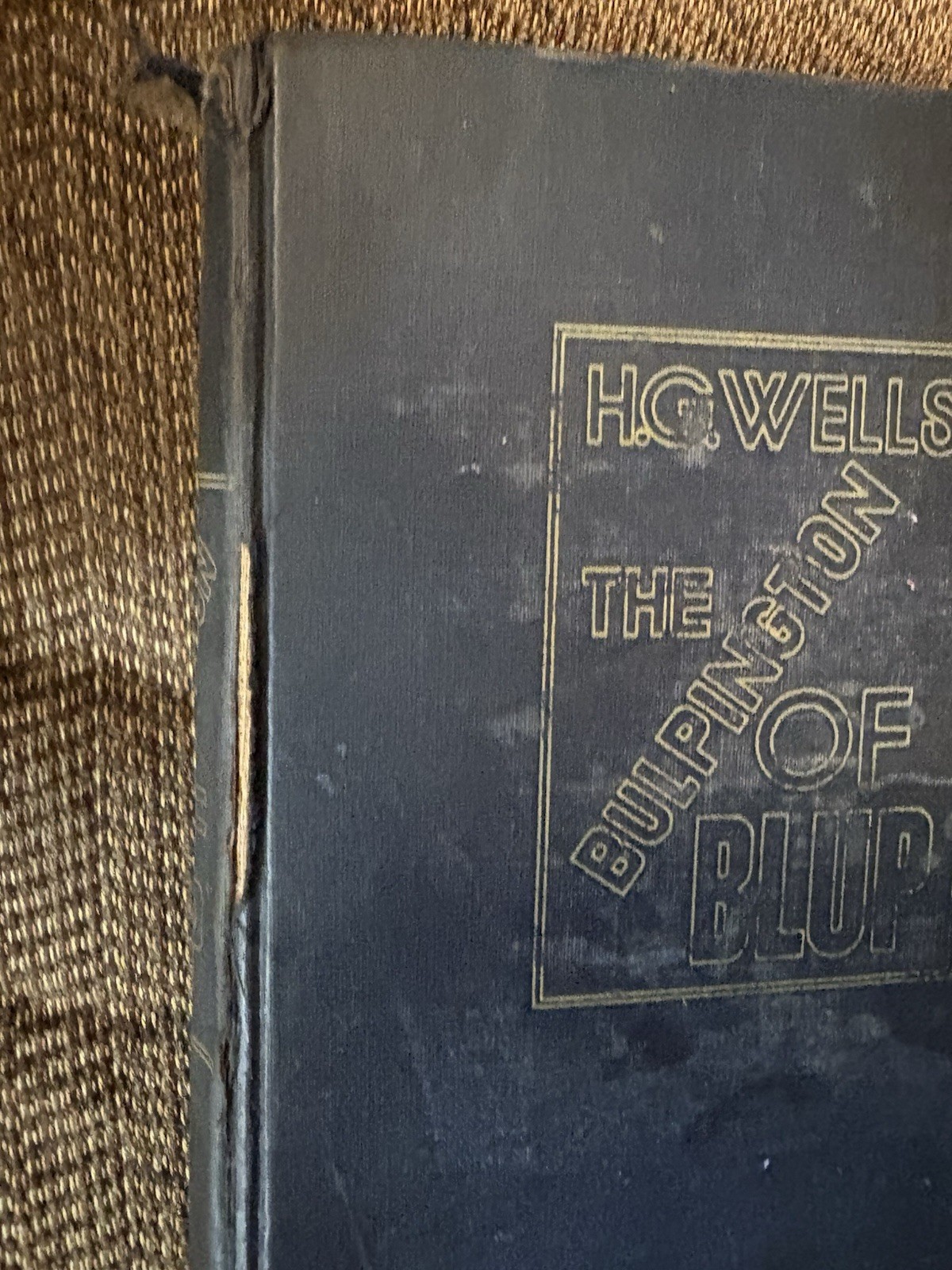 HG Wells Hardback The Shape Of Things To Come 1933 1st Ed Acceptable Ex Lib