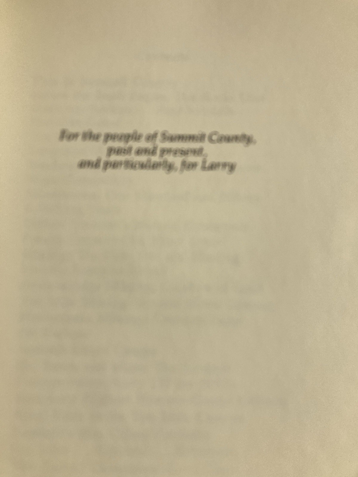Summit, SIGNED by Mary E. Gilliland, 1987, TPB