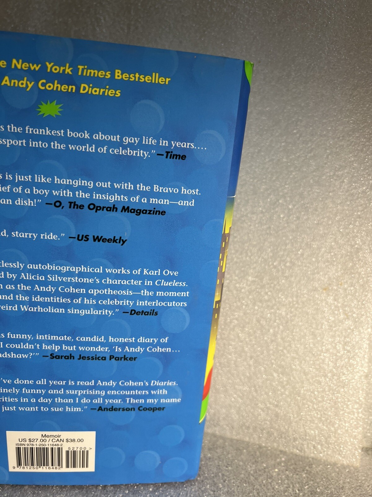 SUPERFICIAL: More Adventures From The Andy Cohen HB/DJ SIGNED UNREAD 1st Printng